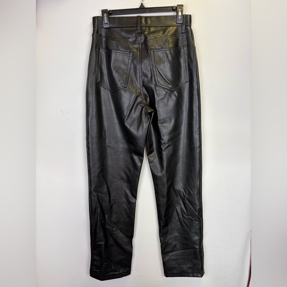 Abercrombie & Fitch 90’s Straight Ultra High Rise Faux Leather Pants/ Size 29 - Picture 6 of 8